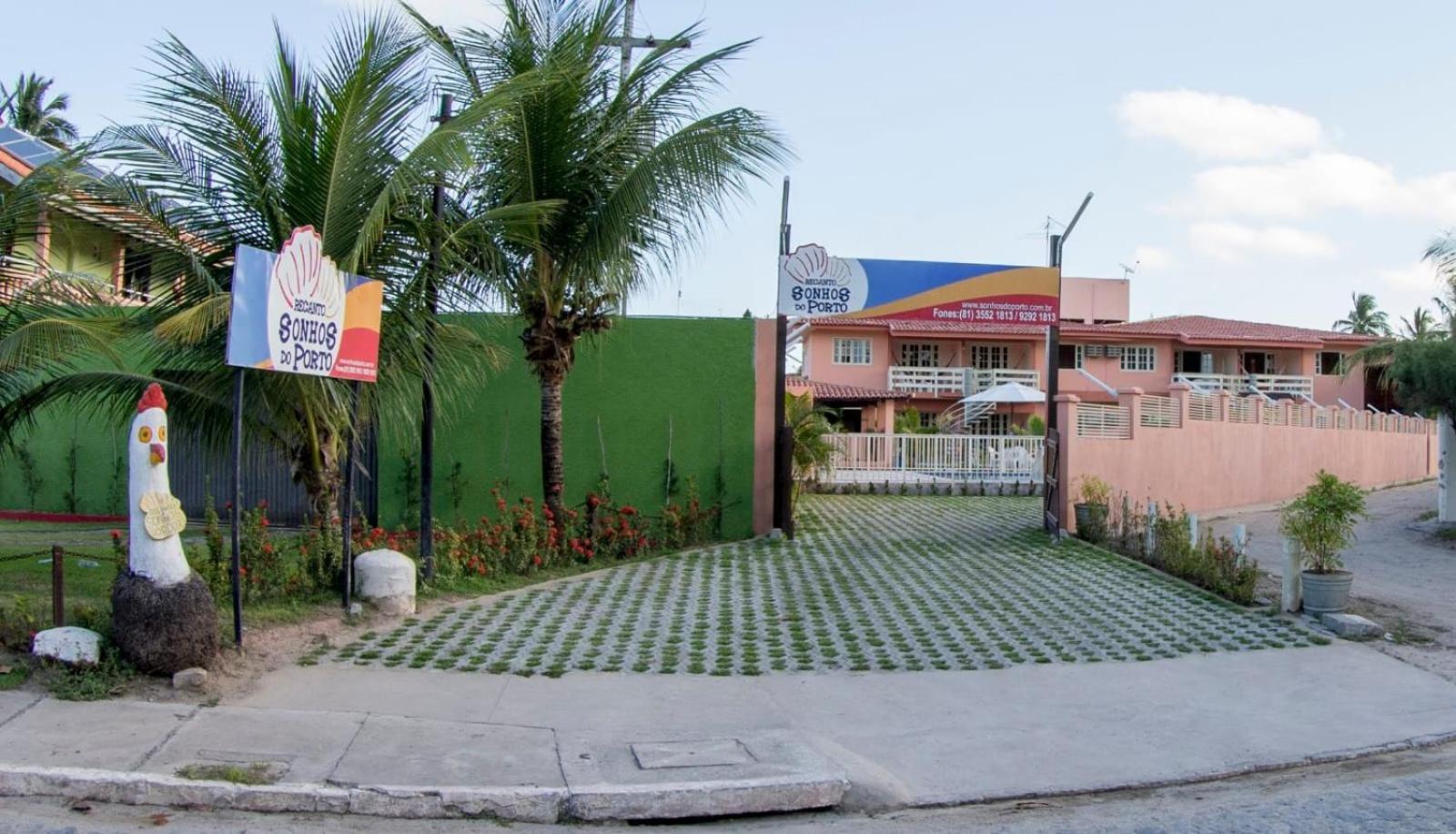 Pousada Flats Recanto Sonhos Do Porto Pôrto das Galinhas Buitenkant foto